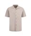 Chemise Manches Courtes Taille Grand Connor Homme Gris Duke-2