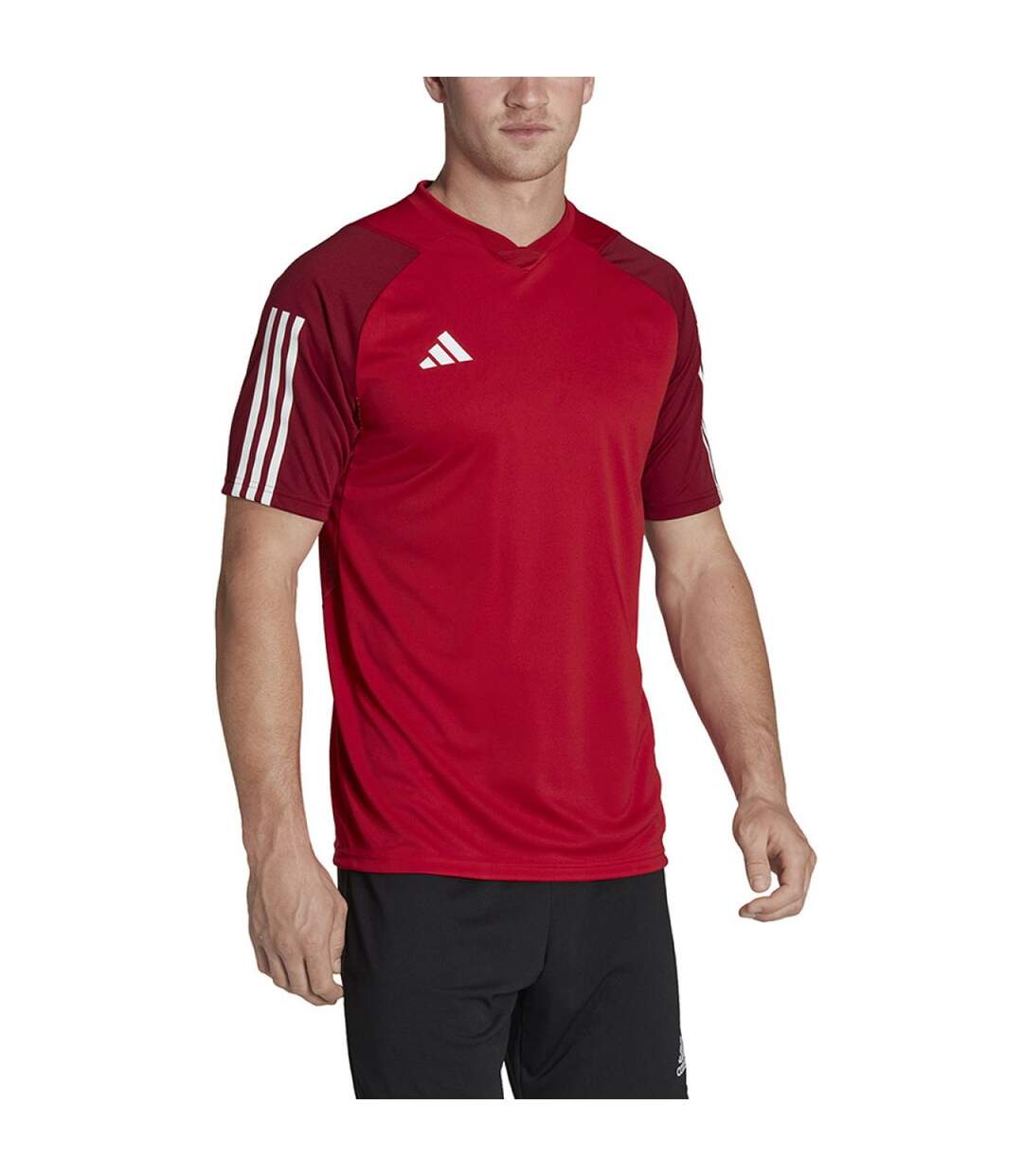 Maillot Compétition Tiro Homme Rouge Adidas-1