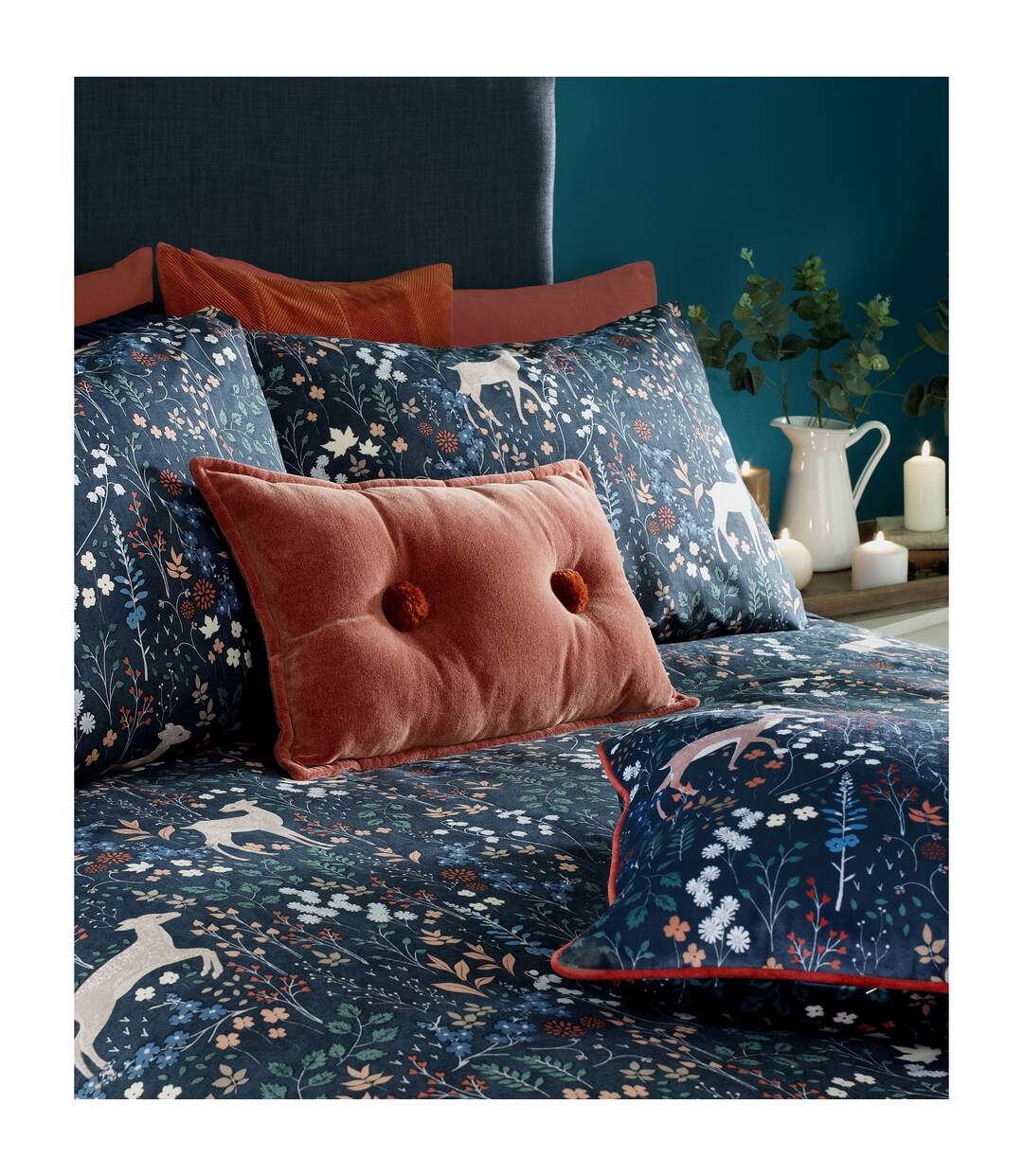 Parure de lit richmond bleu nuit Furn