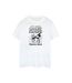 Disney Womens/Ladies Mickey Mouse Steamboat Willie Cotton Boyfriend T-Shirt (Blanc) - UTBI47711-1