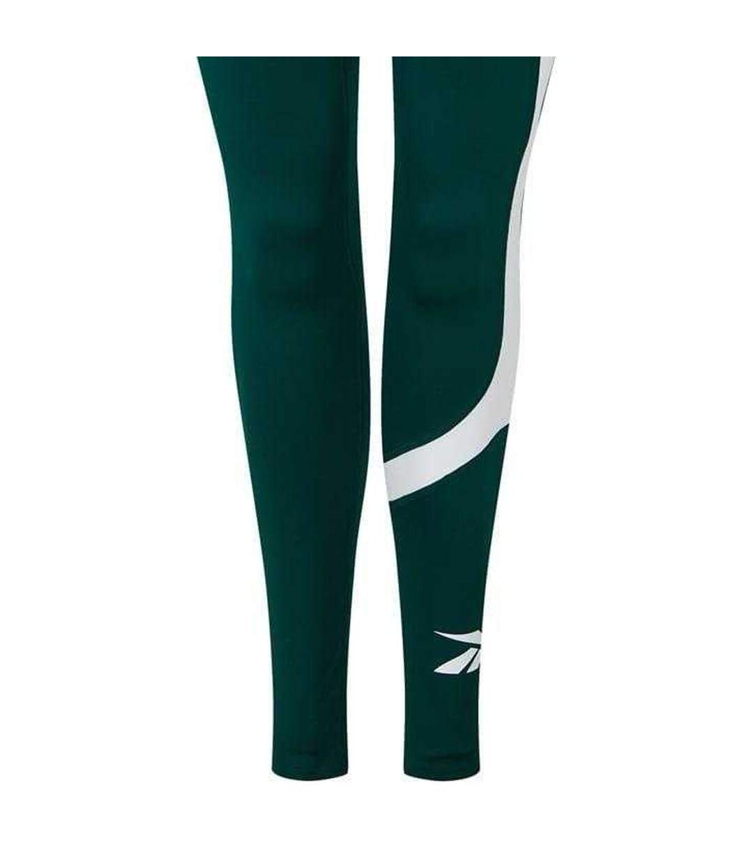 Legging Motif/style Tourbillon Femme Vert Reebok-4