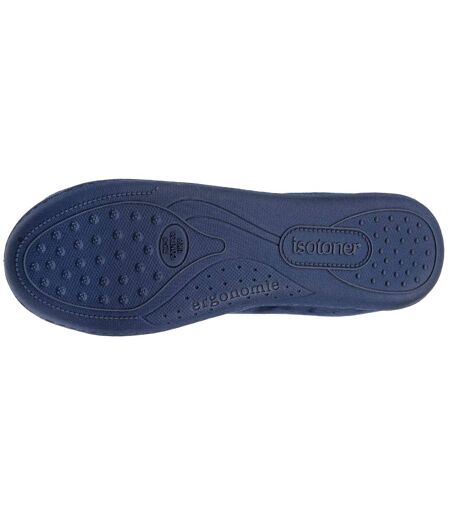 Isotoner Chaussons Bottillons femme suédine semelle bloup extra confort