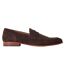 Mocassins penny bruno homme marron foncé Base London-3
