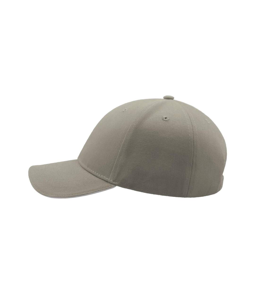 Casquette Sandwich En Coton Épais Mixte Gris Clair Atlantis-3