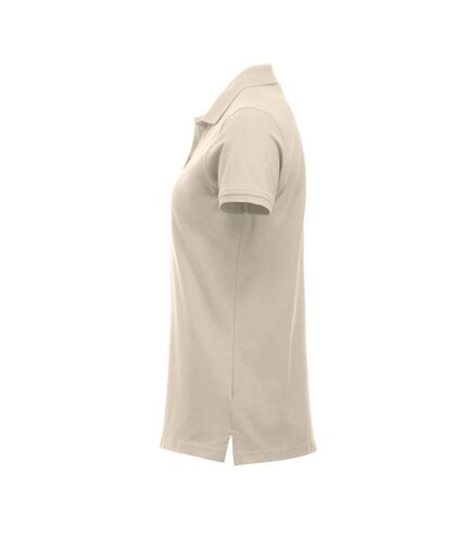 Clique Womens/Ladies Marion Polo Shirt (Light Khaki)