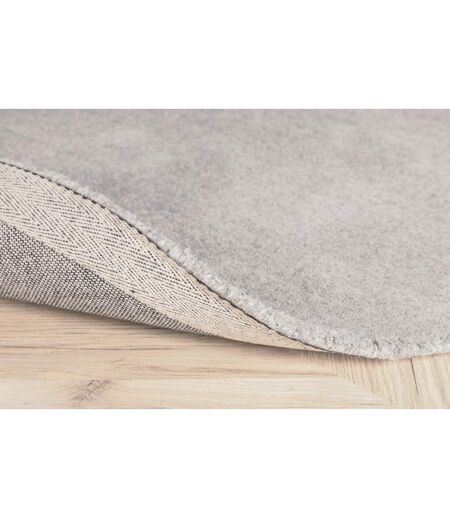 Tapis Déco Rond en Laine Ulla 200cm Gris Clair