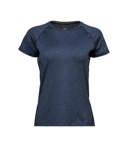 T-shirt Femme Bleu Marine Chiné Tee Jays