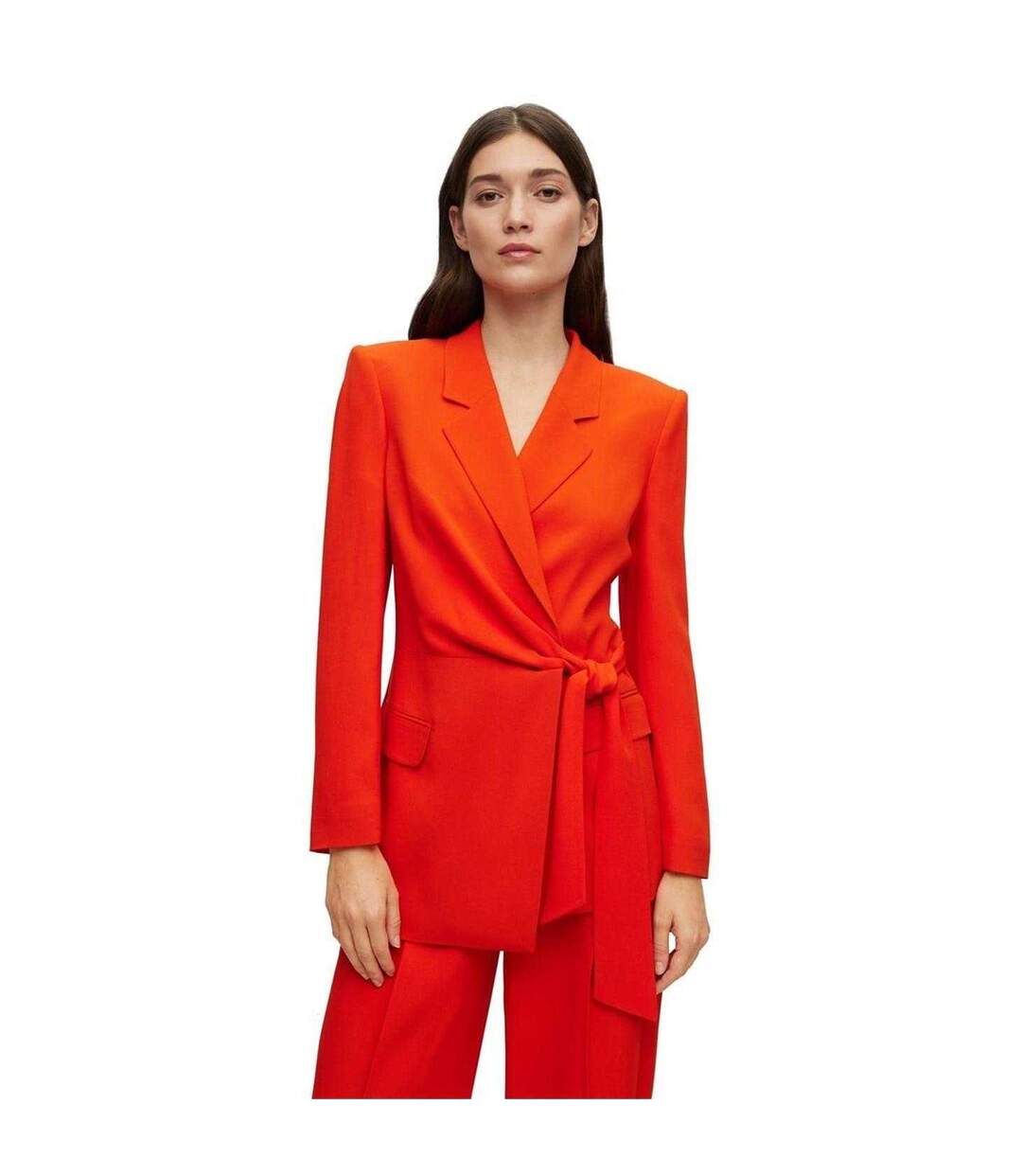 Blazer Jawana Femme Orange Vif Hugo Boss-4