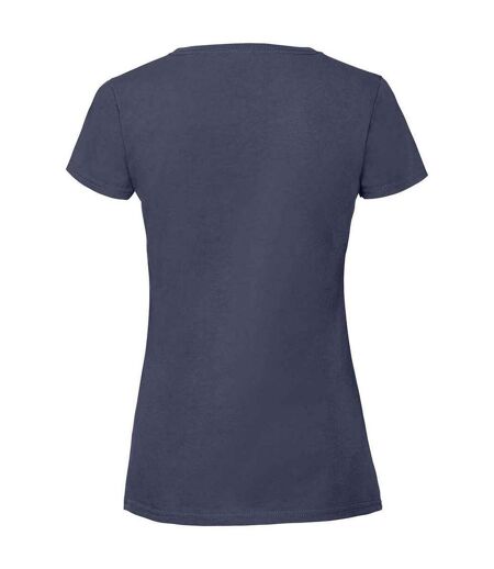 T-shirt iconic femme bleu marine Fruit of the Loom