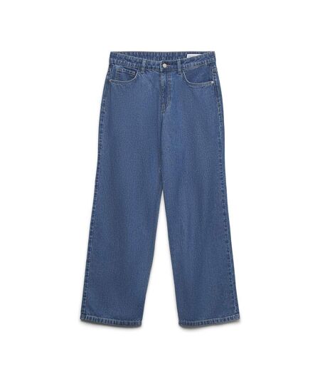 Jean loose bleu femme vero moda asta straight