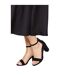 Sandales sadie femme noir naturel Dorothy Perkins