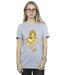 Disney - T-shirt BEAUTY AND THE BEAST NEVER JUDGE - Femme (Gris chiné) - UTBI14353-2