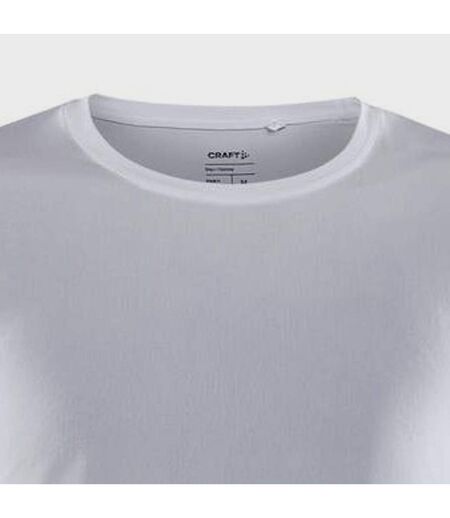 Craft Mens Essential Core Dry Short-Sleeved T-Shirt (White)