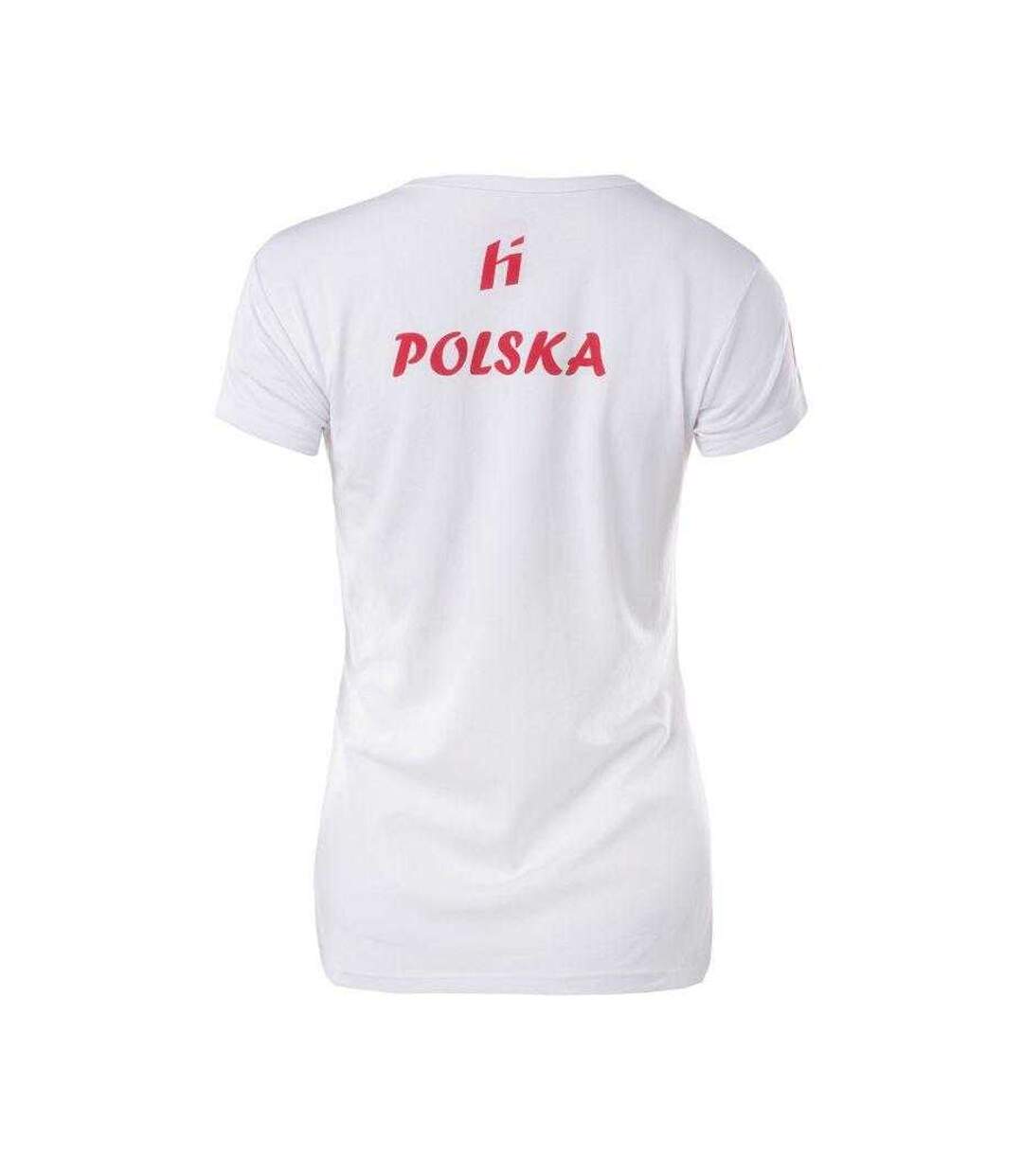 T-shirt Poland Fan Femme Blanc Huari-2