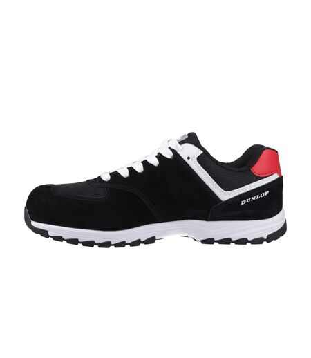 Chaussures De Sécurité Motif/style Flèche Homme Noir Rouge Blanc Dunlop