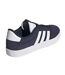Womens/ladies Vl Court 3.0 Leather Flat Trainers Navy White Adidas-2