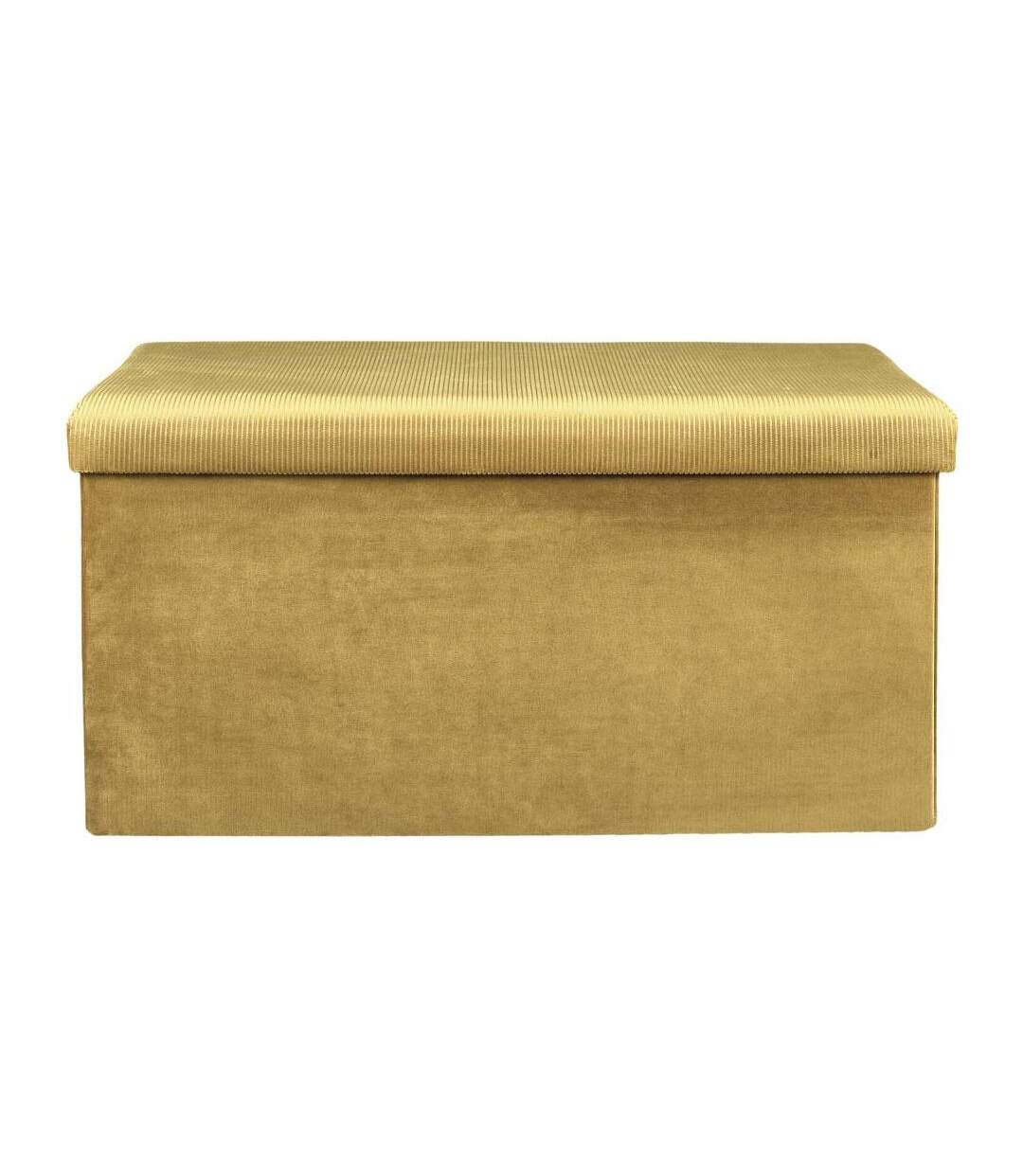 Banc coffre de rangement velours côtelé Giullia-3