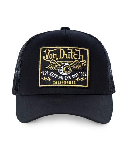 Casquette Von Dutch baseball filet Black Eye Noir