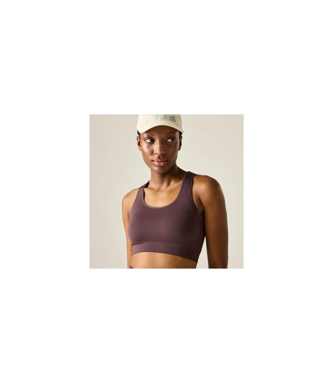 Brassière De Sport Dont Sweat It Femme Lilas Foncé Dare 2B-1