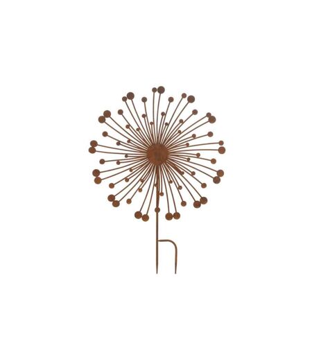 Décoration de Jardin en Métal Abstrait 70cm Marron