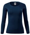 T-shirt manches longues - Femme - MF169 - bleu marine