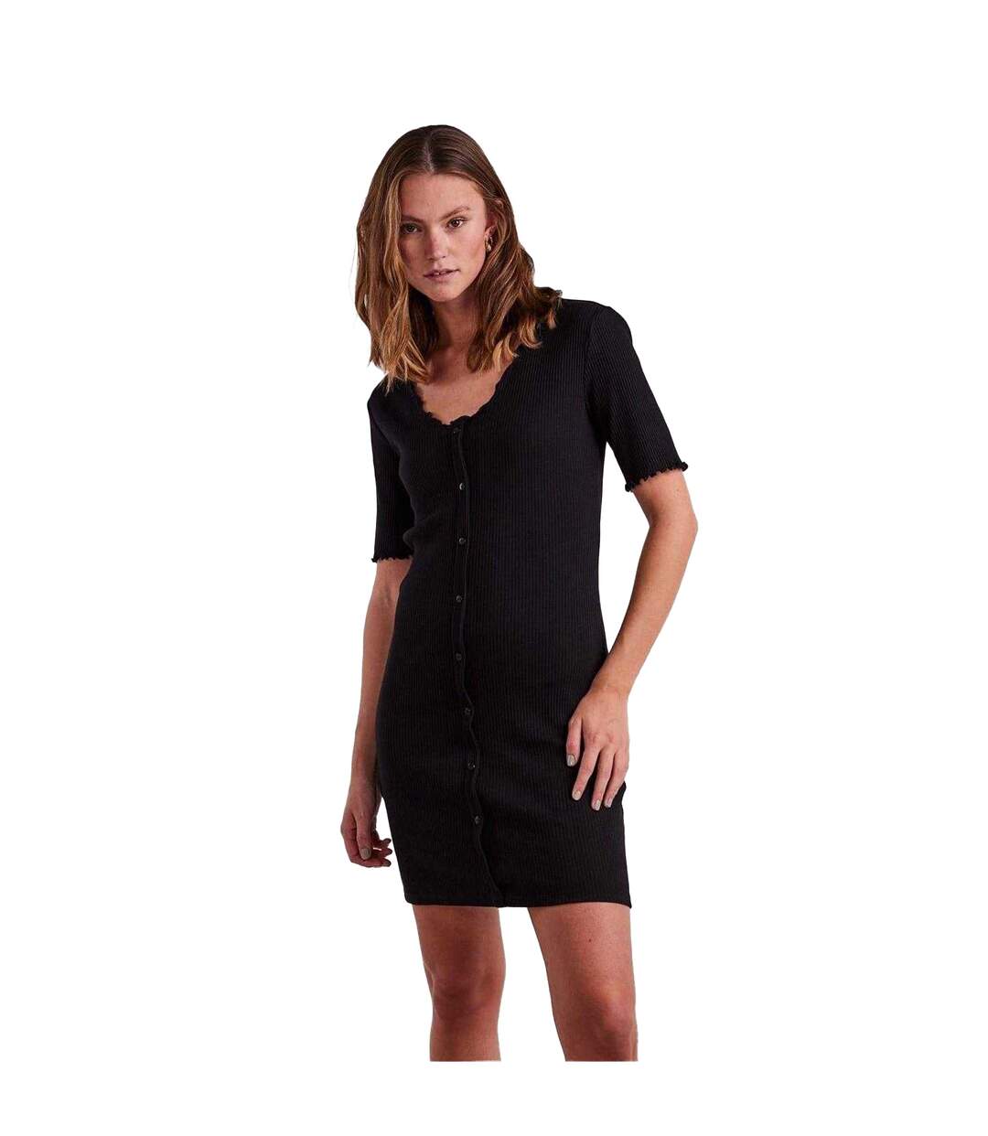 Robe Moulante Nukisa Femme Noir Pieces-4