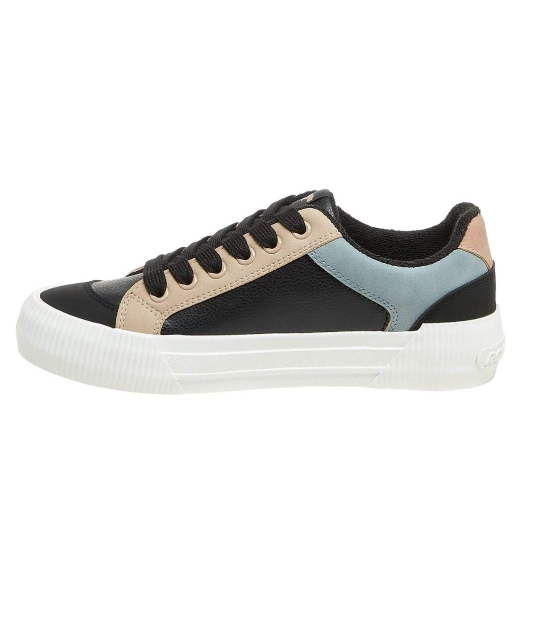 Baskets Motif/style Blocs De Couleurs Cheery Femme Noir Rocket Dog-3