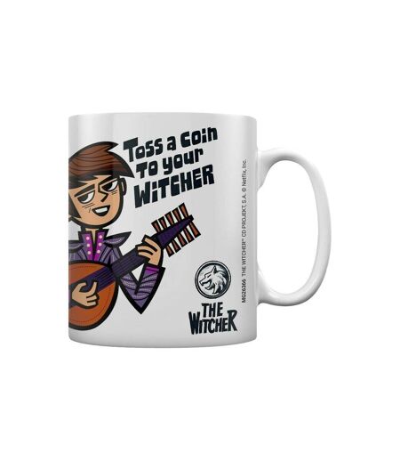 The Witcher Toss A Coin Mug (White) (One Size) - UTPM2141