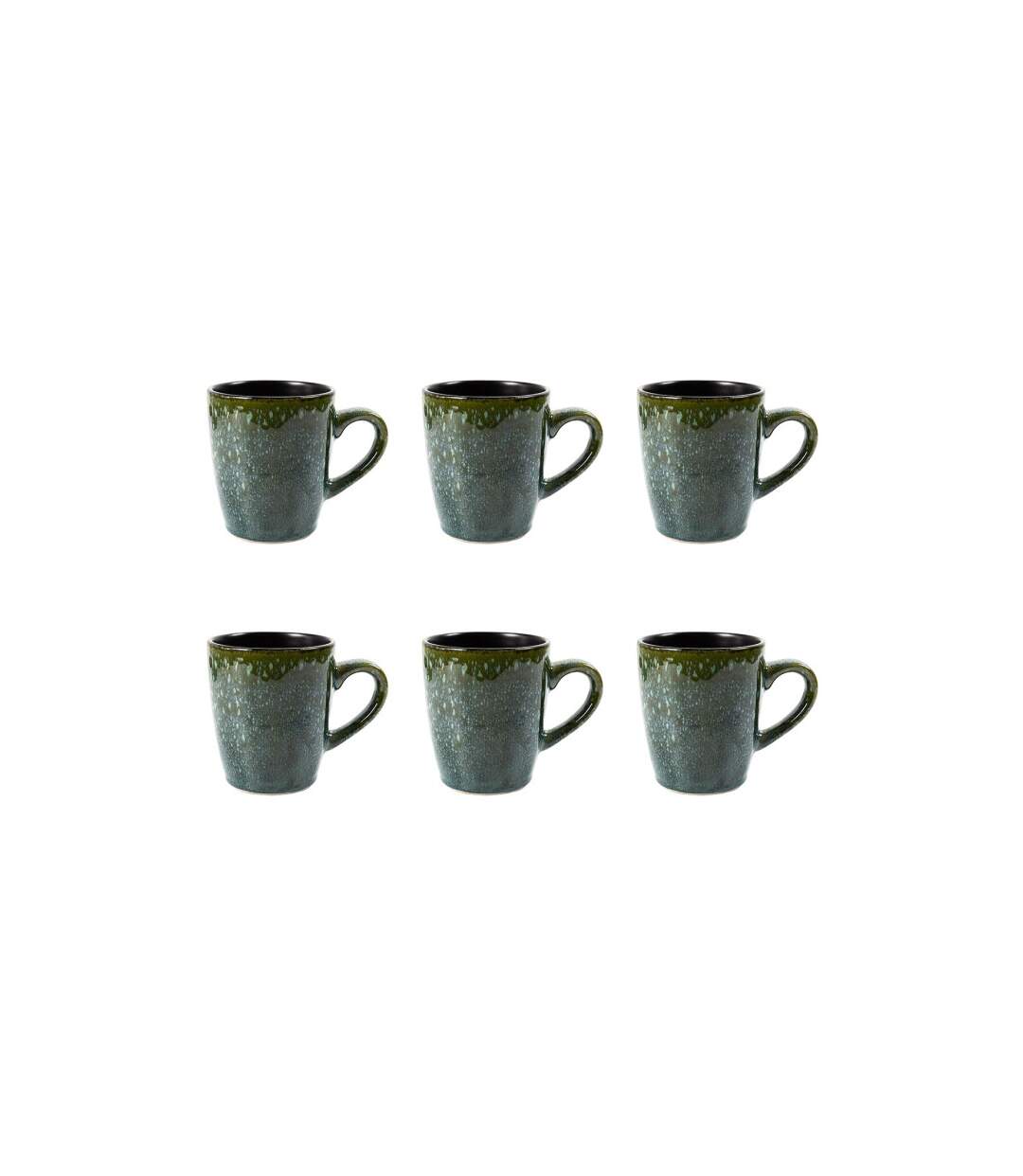 Lot de 6 Mugs Elia 30cl Vert-1