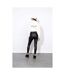 Lily Lane Womens/Ladies Kimora Borg Funnel Neck Hoodie (White) - UTBG669-2