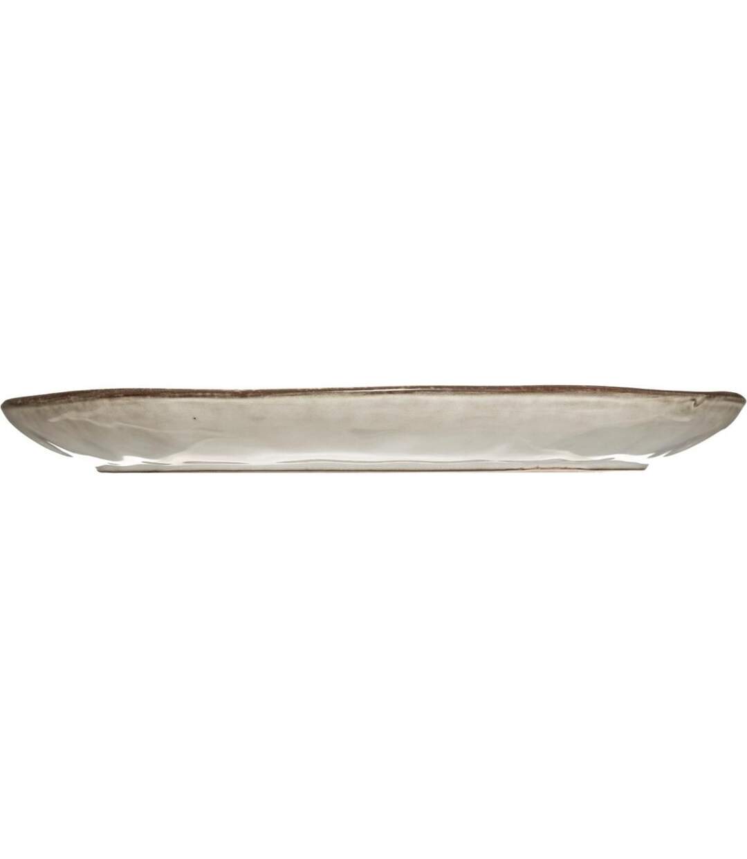 Lot de 6 Assiettes Plates Flower 26cm Gris-3