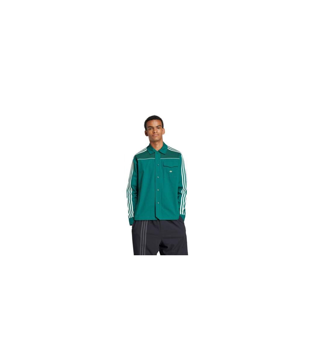 Mens Originals Bomber Jacket Green Adidas-1