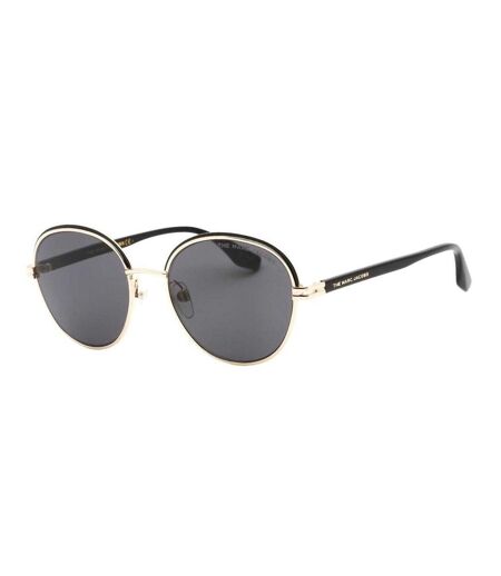 Mens Round Sunglasses One Size Gold Grey Marc Jacobs