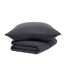 Couvre lit noir + 2 taies d'oreiller today 240x220-2