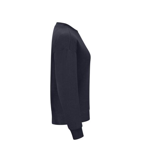 Womens/ladies miami pro round neck sweatshirt dark navy Clique