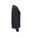 Womens/ladies miami pro round neck sweatshirt dark navy Clique-4