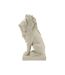 Statuette Déco Lion Stons 40cm Crème-3