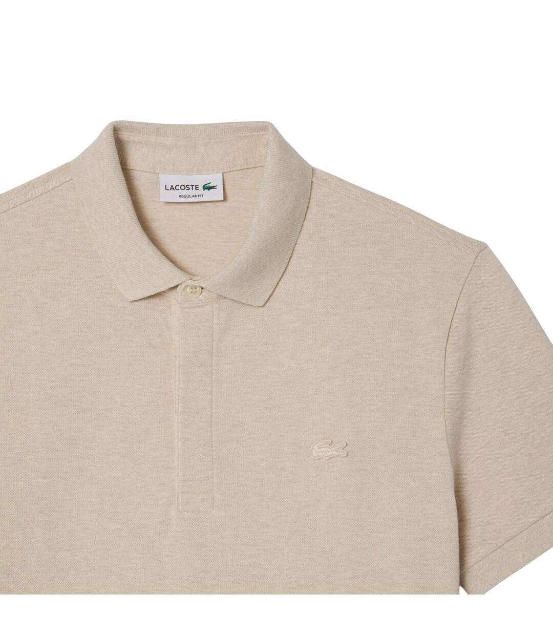 Polo paris homme gris Lacoste-4