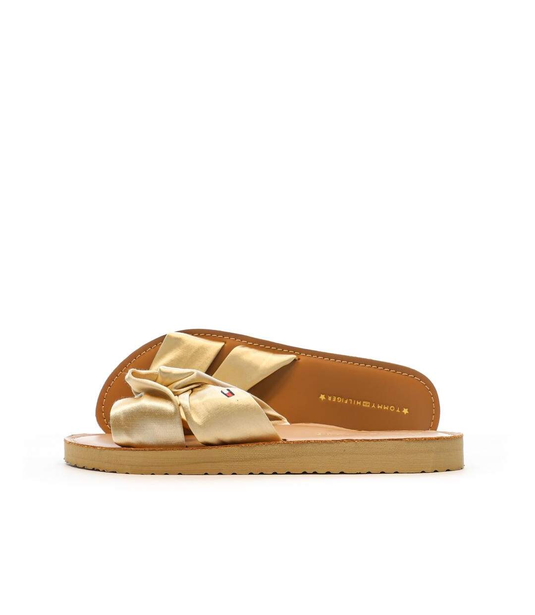 Sandales Doré Femme Tommy Hilfiger Satin Elevated Beach - 37-1