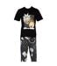 Ensemble De Pyjama Motif/style Quadrillage Homme Noir Blanc Rick And Morty-4