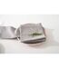 Lot de 4 Serviettes de Table Chambray 40x40cm Gris Clair-3