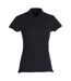 Polo Femme Noir Clique-1