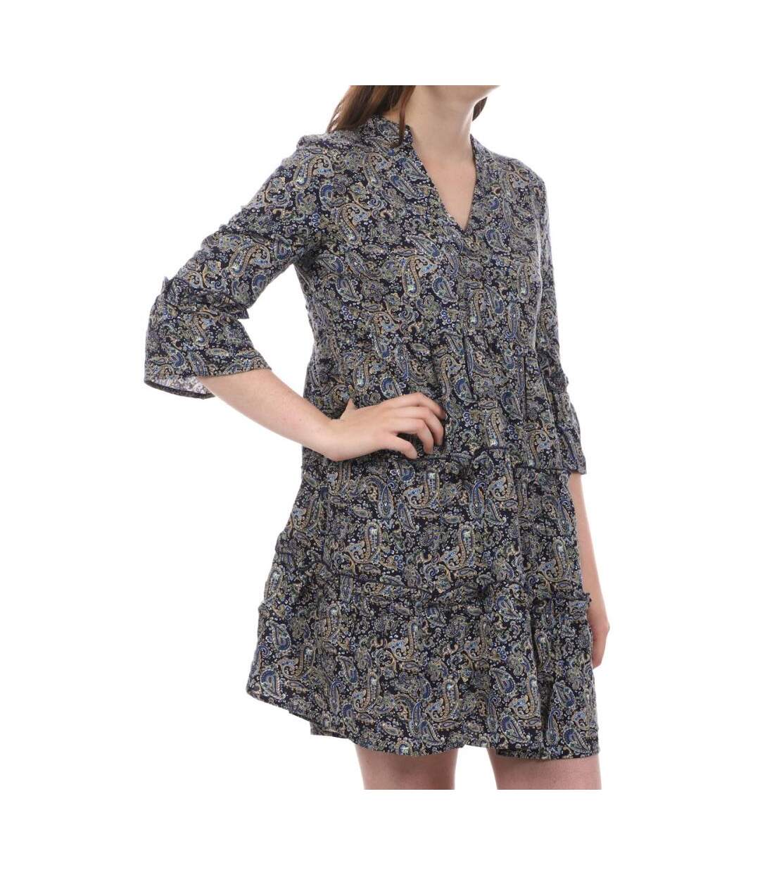 Robe Marine Paisley Femme Vero Moda Easy - L-1