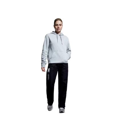 Womens/ladies Open Hem Training Jogging Bottoms Black Canterbury