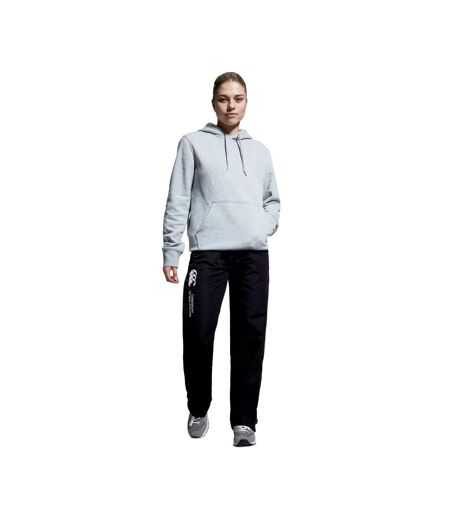 Womens/ladies Open Hem Training Jogging Bottoms Black Canterbury