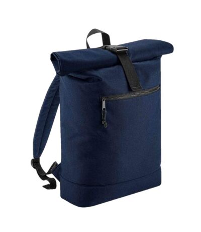 BagBase Unisex Recycled Roll-Top Backpack (Navy) (One Size) - UTPC4045