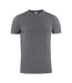 Mens Heavier Pro T-shirt Steel Grey Printer-1