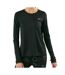 T-shirt Manches Longues Noir Femme Nike  Miler - L