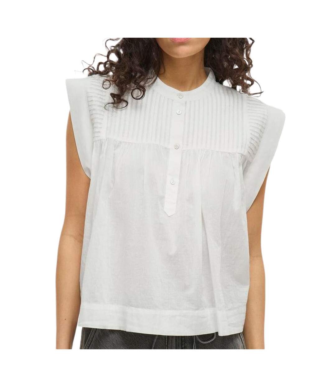 Blouse blanche femme vila katinka-1