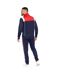 Ensemble De Survêtement Chinooks Homme Bleu Marine Rouge Crosshatch-3